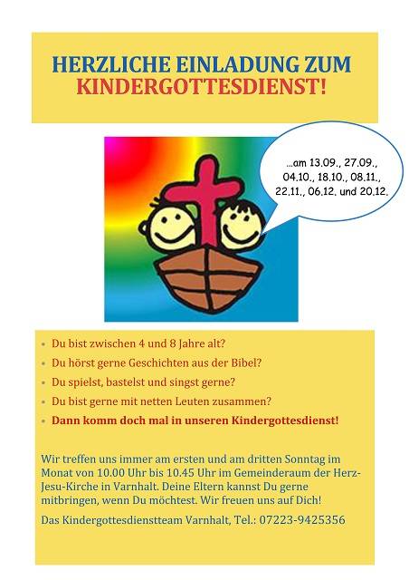 Quelle: Kindergottesdienstteam Varnhalt